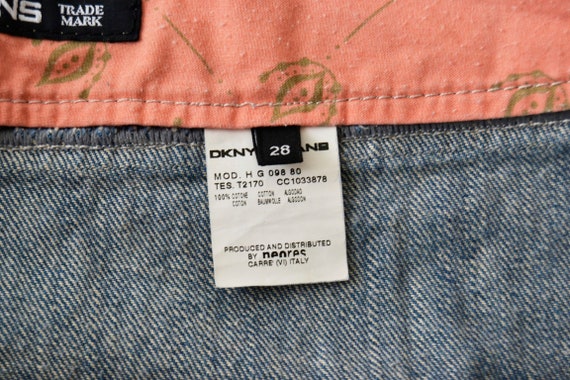 DKNY vintage denim, denim short skirt, jeans shor… - image 3