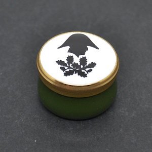 pastillero grummles england,pastillero esmaltado,pastillero vintage,pastillero de coleccion,pastillero verde,regalo de mujer,regalo