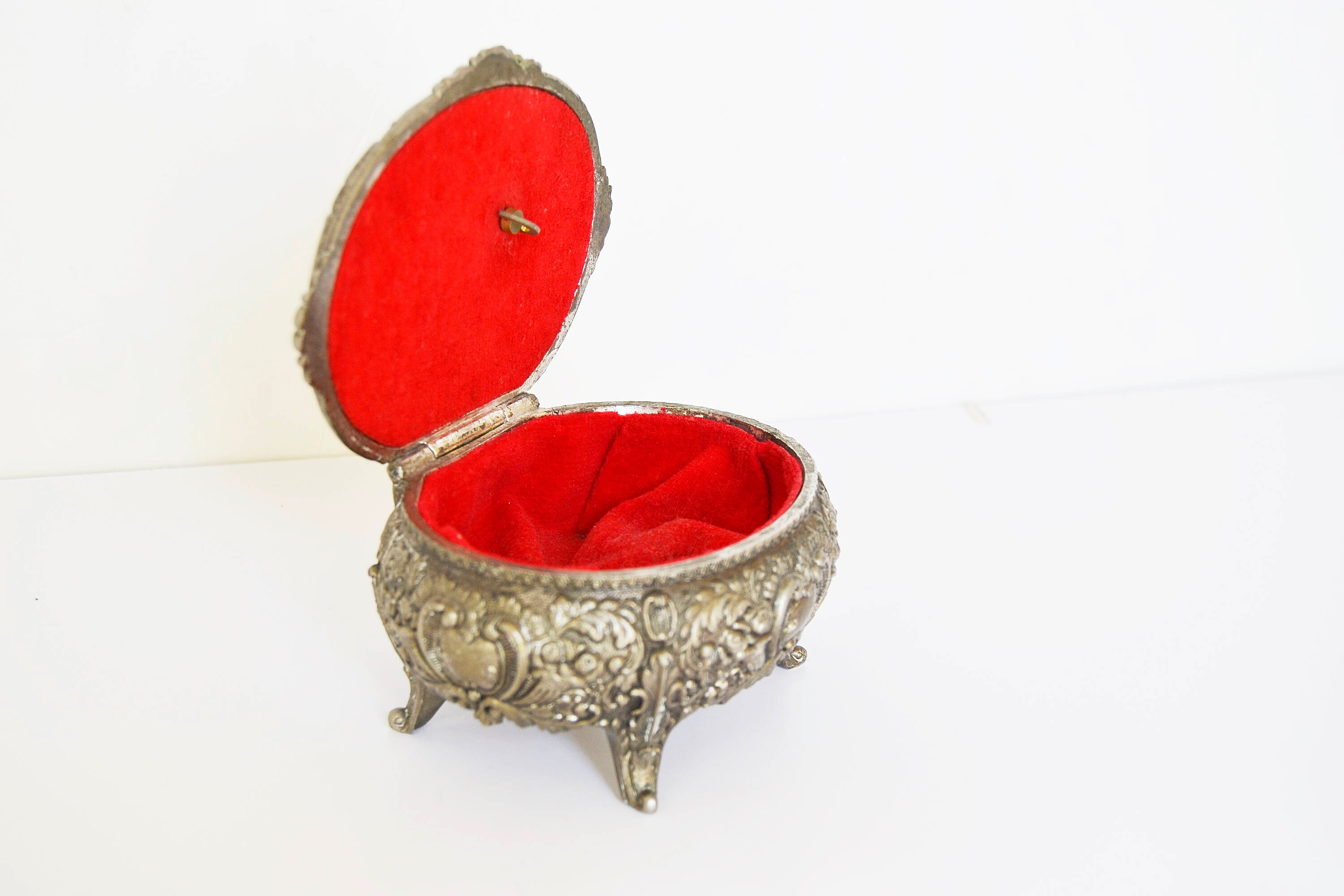 Musical box musical jewelry box japanese jewelry box silver Etsy