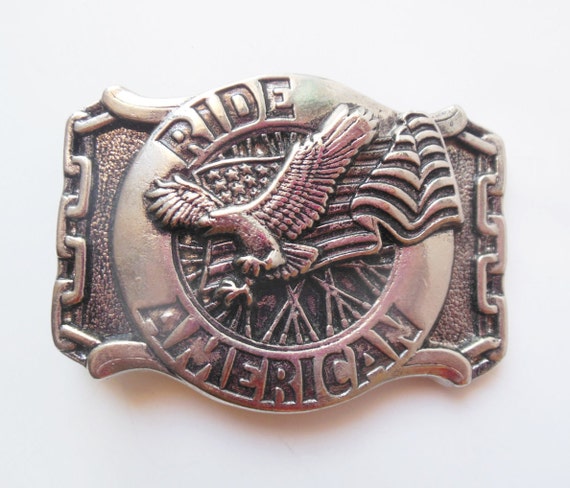 AMERICAN RIDE Belt Buckle | Etsy