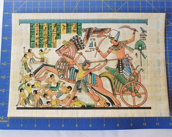 0476　パピルス 古代 エジプト 紙 絵画 その2 エジプトのパピルス2枚セット - Etsy 日本