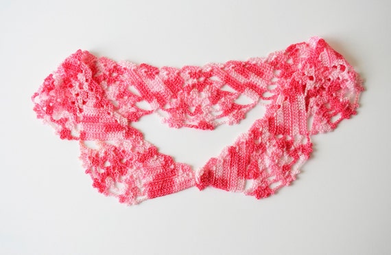 Crochet necklace handmade, Crochet necklace, Croc… - image 1
