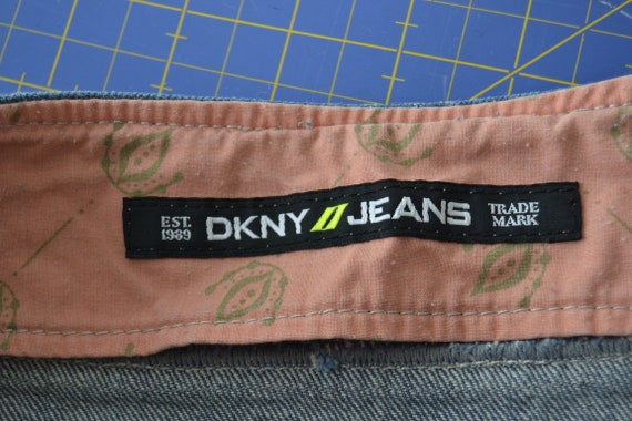 DKNY vintage denim, denim short skirt, jeans shor… - image 4