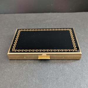 pitillera vintage nuevo,titular de la caja de cigarros,Caja de cigarrillos de tono dorado vintage, caja de cigarrillos,caja de cigarrillos