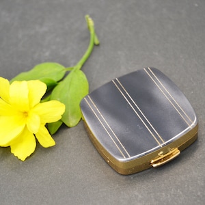 emrich diamantschnitt vintage pill box, new vintage, vintage accessory, made in Germany,