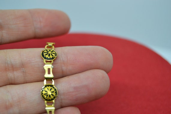 Damascene Bracelet, 24K Gold Damascene Bracelets.… - image 6