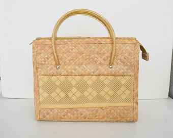 Vintage Wicker Straw Summer Bag