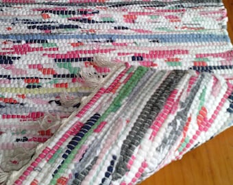 Rag tapijt, tapijt mat keuken, badkamer, eetkamer, versieren, cottage 50cm - 85cm