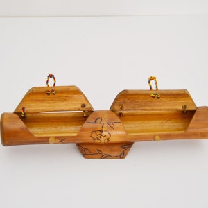 vintage bamboo stick box,bamboo box,bamboo jewelry box,bamboo art,handmade,bamboo crafts,made of bamboo,bamboo cane,