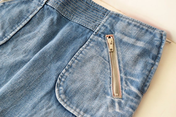 Mini-jupe En Denim Délavé DKNY - Taille 3 (Juniors), Neuf Sans étiquettes