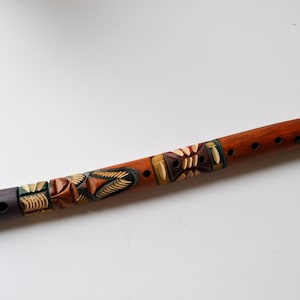 decorative flute, wooden decoration, travel souvenir,wooden souvenirs,flute decoration,colorful flute, does not muzica,no muzical instrument