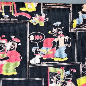 Popeye der Matrose Mann Cartoon, samt Stoff, dekorative Stoff, Kissen Stoff, Polsters samt Stoff, Popeye der Matrose
