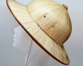 JUNGLE-SAFARI HAT Vintage Helmet Fabric 