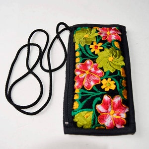 vintage, hecho a mano artesanía Mini bolsa para sostenedor del teléfono movil