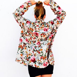 camicia floreale vintage