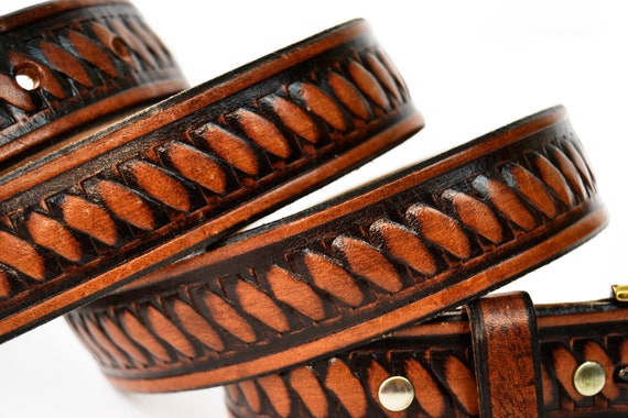  ZSQAW Cinturones de cuero de vaca para hombre con hebilla  automática de oro para hombre (color: naranja, tamaño: 43.3 x 1.4 in) :  Ropa, Zapatos y Joyería