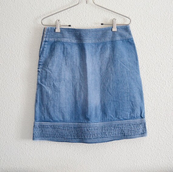 DKNY vintage denim, denim short skirt, jeans shor… - image 2