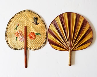ancient china straw fan set