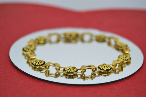Damascene Bracelet, 24K Gold Damascene Bracelets.… - image 2