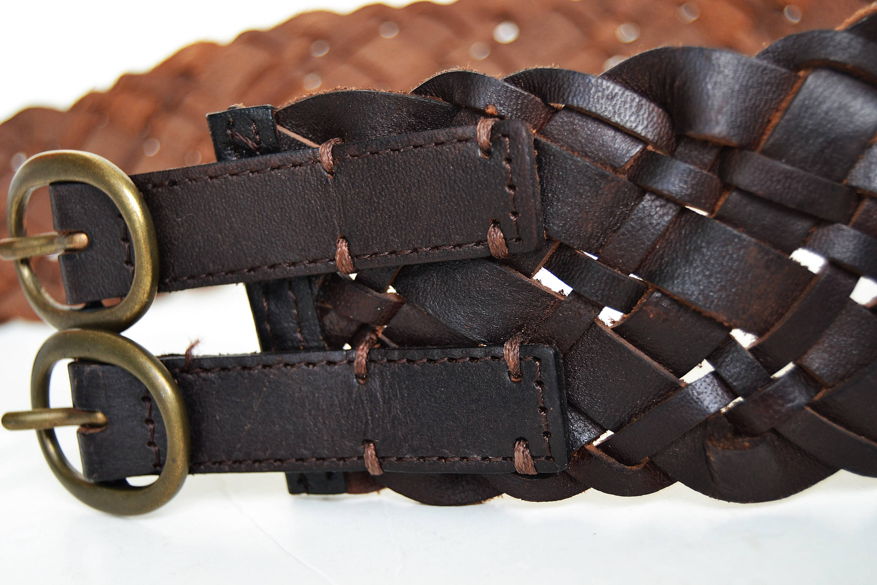 A & F  vintages Women\'s Belt, Braided Belt, Wide Belt, faire Beltiscool Women main image 3
