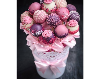 Regalo de Cake Pops para el Día de San Valentín, Día de la Madre,