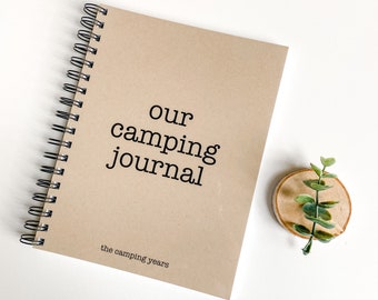 Camping Journal, Travel Log, Full Time RV Journal, Traveling Journal, RV Christmas Gift, Camping Log, Family Memory Book