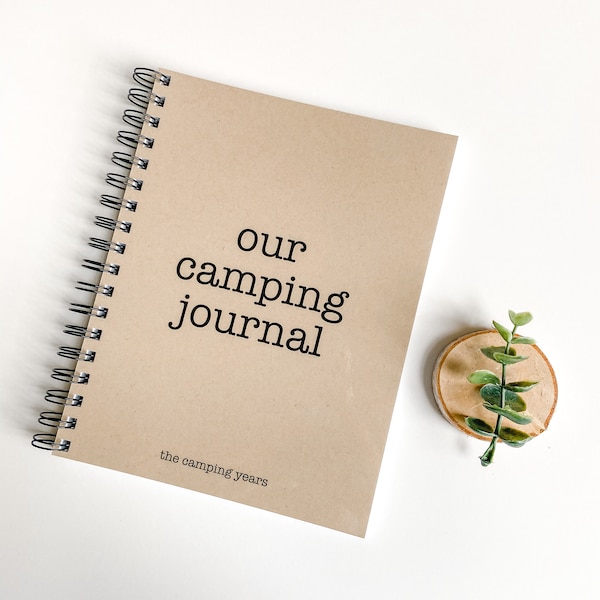 Camping Journal, Travel Log, Full Time RV Journal, Traveling Journal, RV Christmas Gift, Camping Log, Family Memory Book