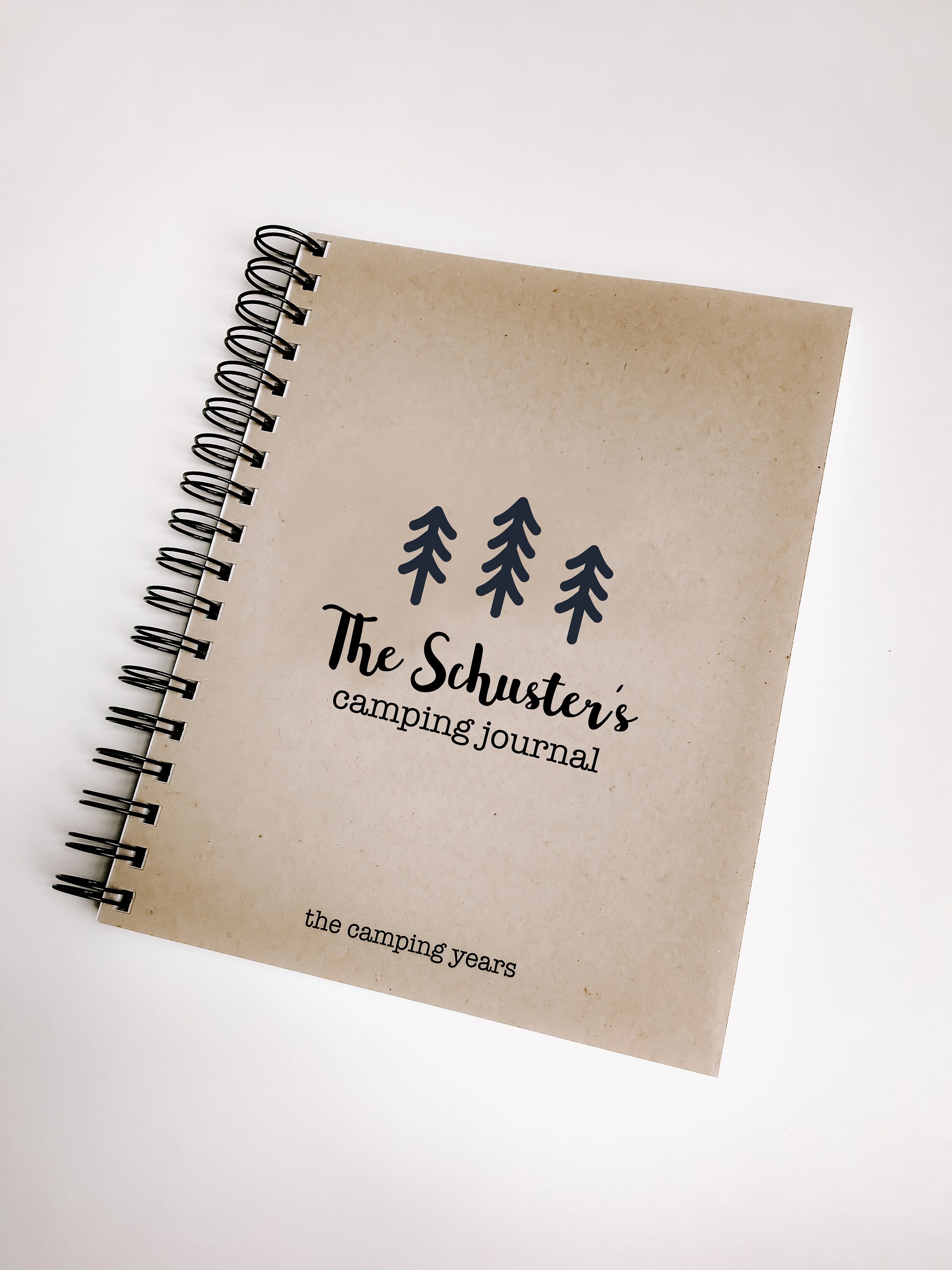 Personalized Camping Journal Travel Log Full Time RV Etsy