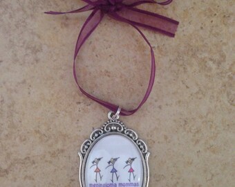 Meningioma Mommas Christmas Ornament
