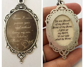 Diana Gabaldon quote necklace