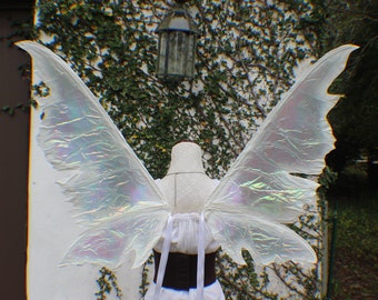 Custom XXL White Iridescent 4 Wing Gelfling Inspired Wings