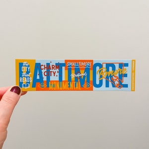 Baltimore Nickname Sticker