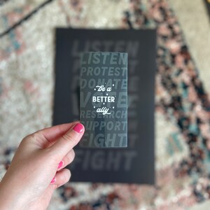 Be a Better Ally (BLM) Sticker