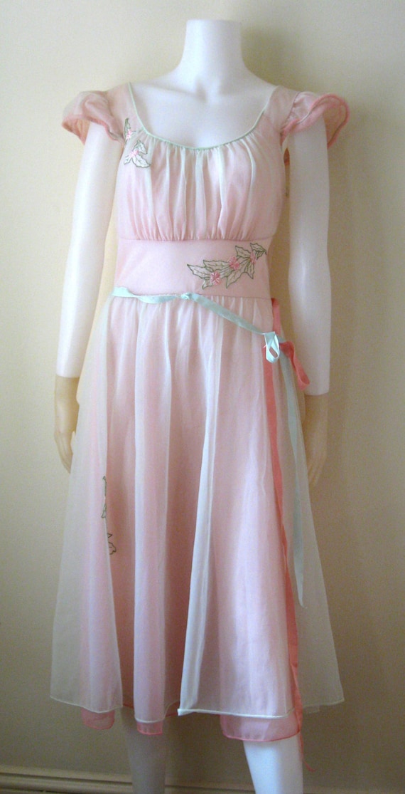 Vintage  1940's Nylon Luxite Pajama