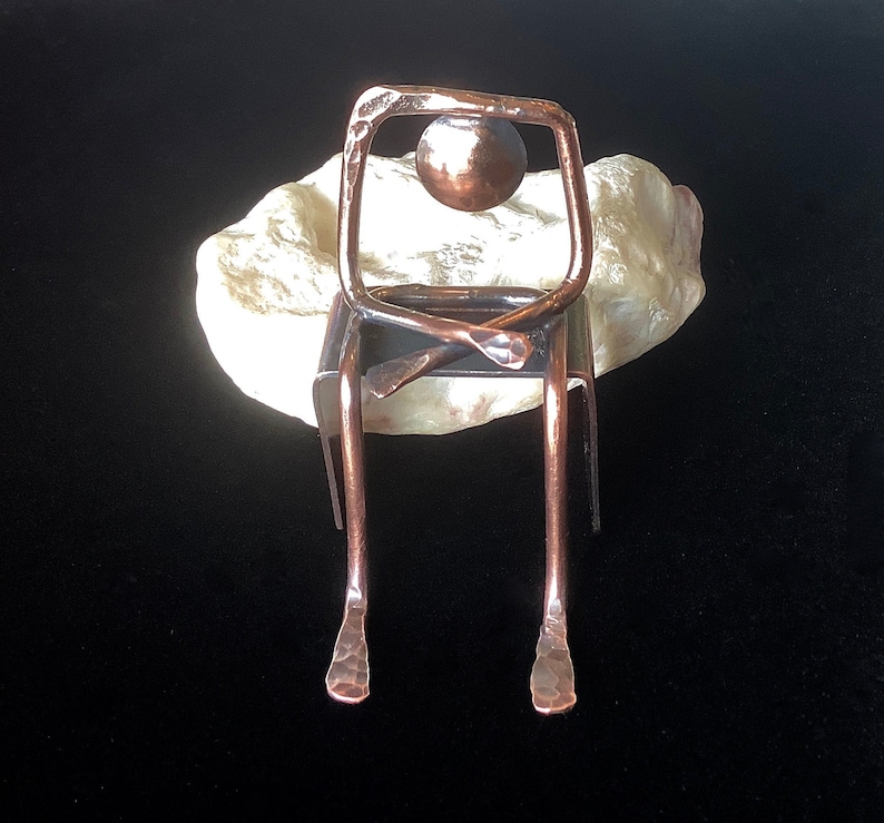 Memorial Copper Statue Rustic GRIEF Child loss Hole in Etsy
