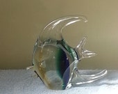 Art Glass Angel Fish - Murano Style