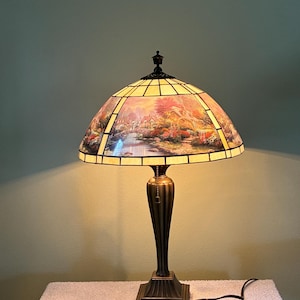 Thomas Kincade Lamp - Etsy