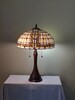 Stained Glass Lamp - Floral Theme - Accent Lamp - Table Lamp 