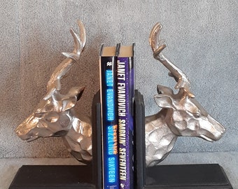 Deer Bookends - Animal Bookends - Nature Themed Bookends
