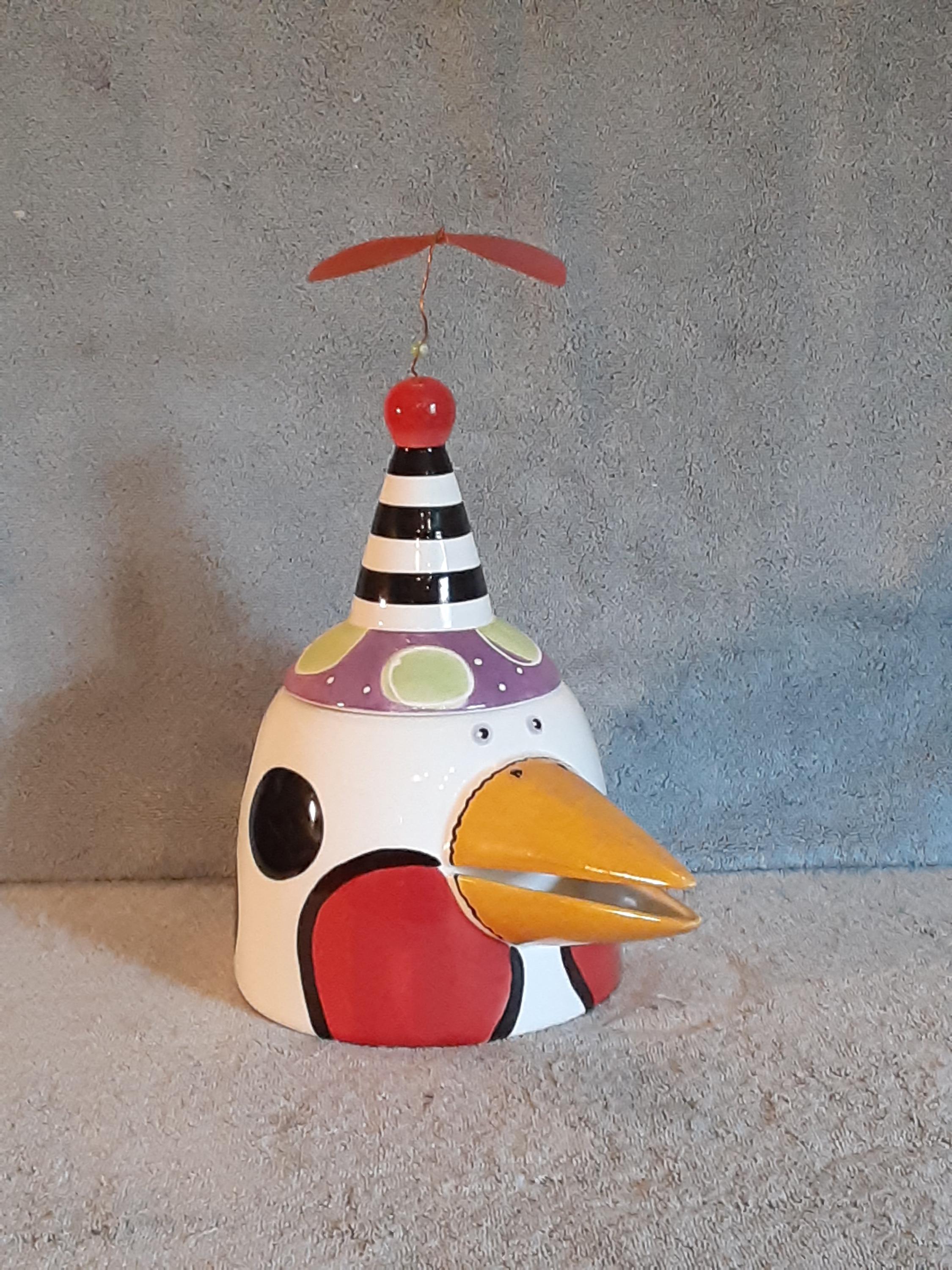 Cookie Jar - Dodo Bird Cookie Jar - Wacky Bird Cookie Jar - Nature Themed Cookie Jar - Storage Jar - Treat Jar - Joanne Delomba