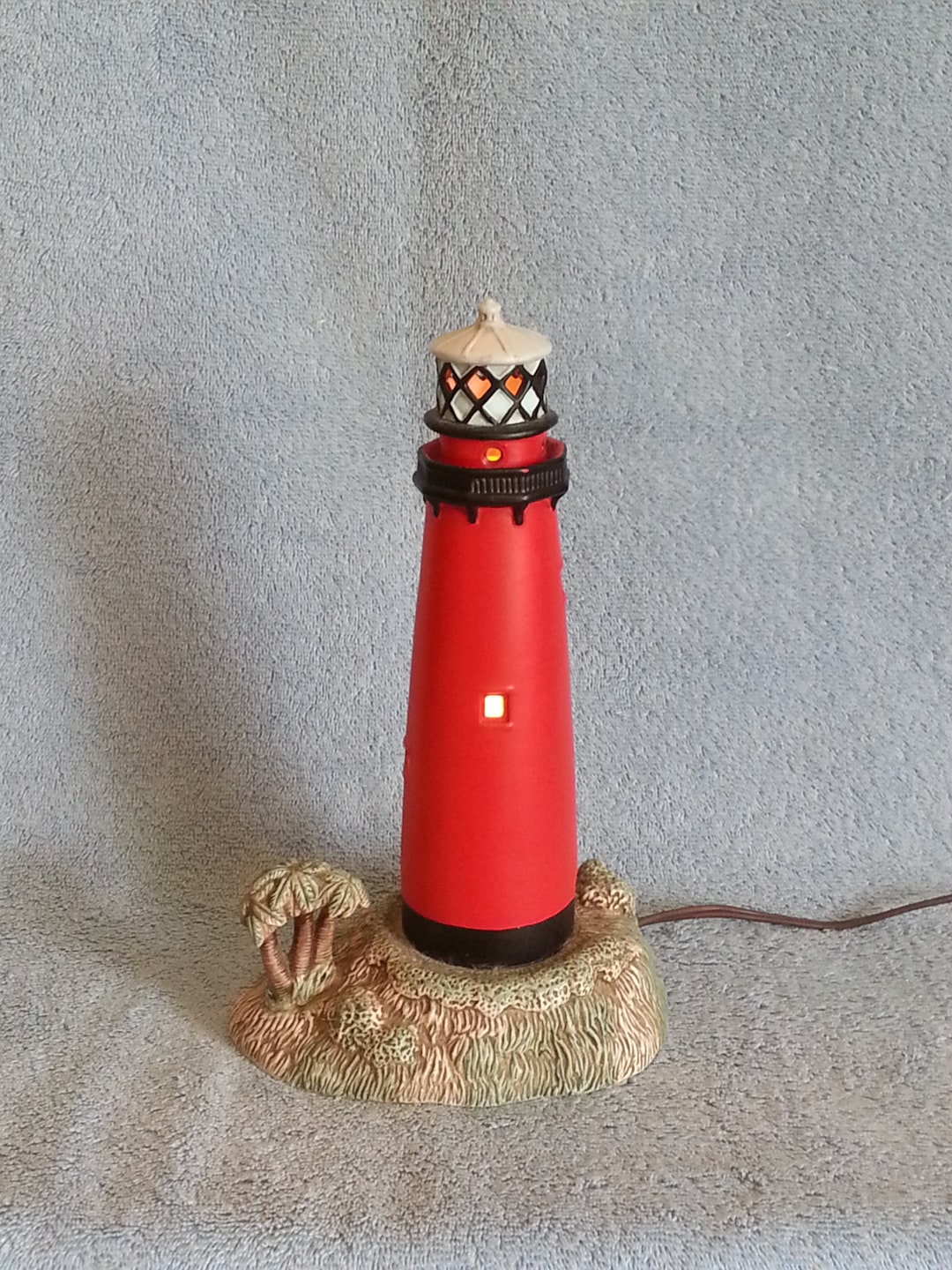 Lefton Lighthouse 1994 Jupiter Inlet 1860 Accent Lamp Nightlight Etsy