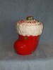 Cookie Jar - Treat Jar - Christmas Theme - Christmas Stocking Theme 