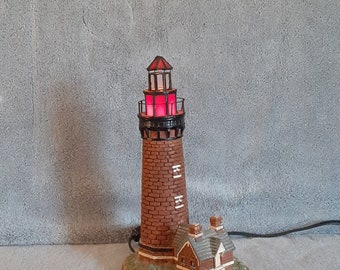 Nightlight - Lighthouse - Stained Glass - Accent Lamp
