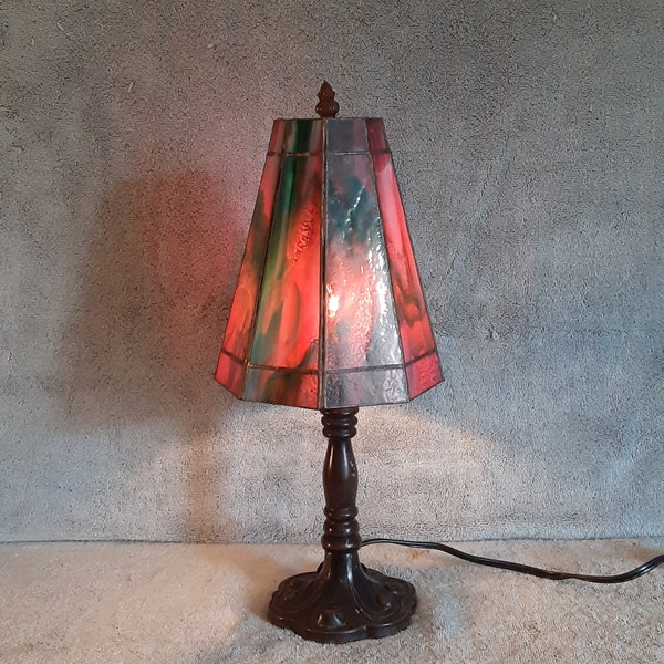 Stained Glass Lamp - Leaded Glass Lamp - Accent Lamp