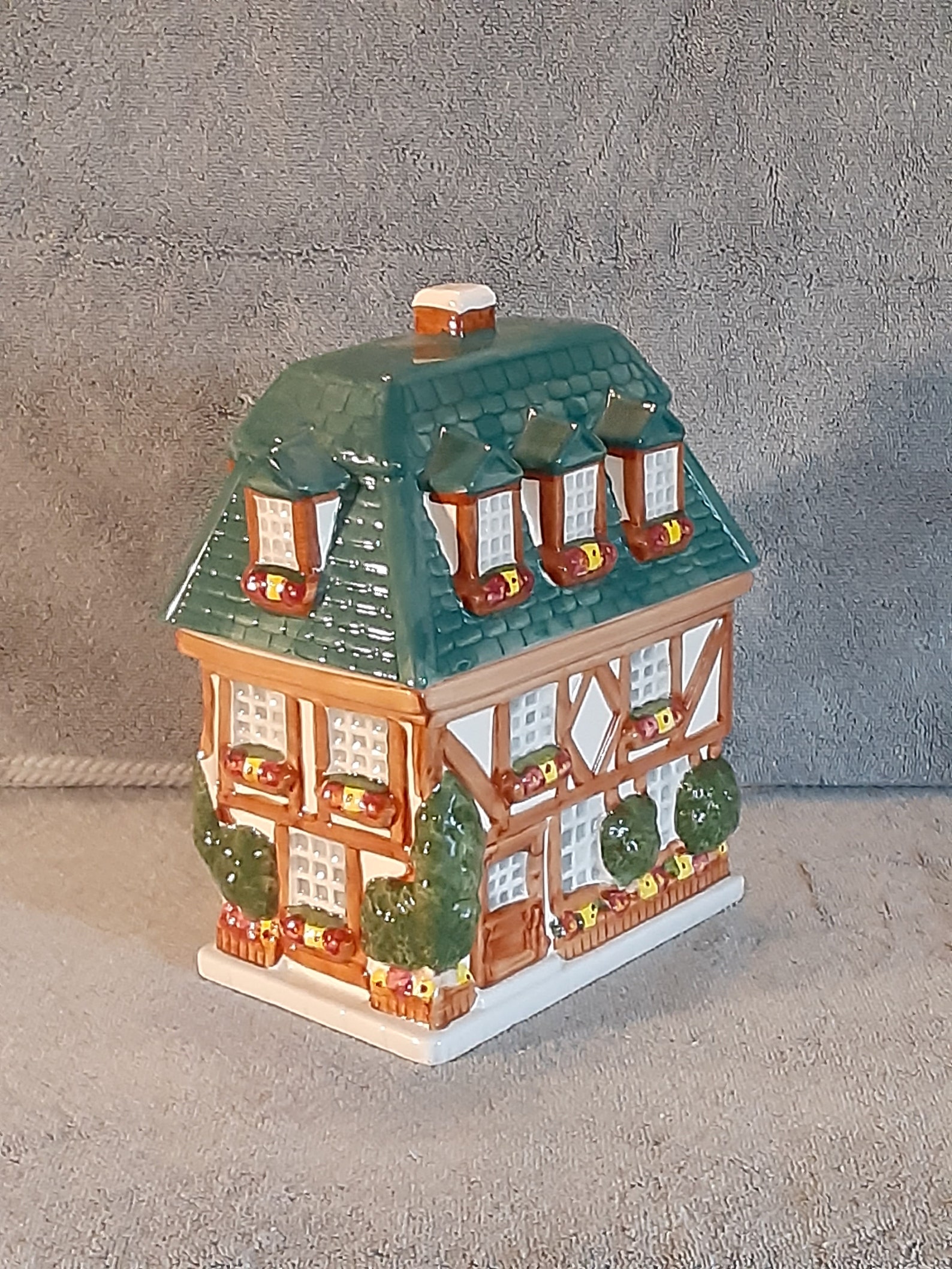 Cookie Jar Bakery Themed Cookie Jar Tudor Style Bakery Etsy