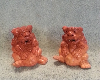 Foo Dogs - A Pair - Shi Shi Dogs - Asian Foo Dogs