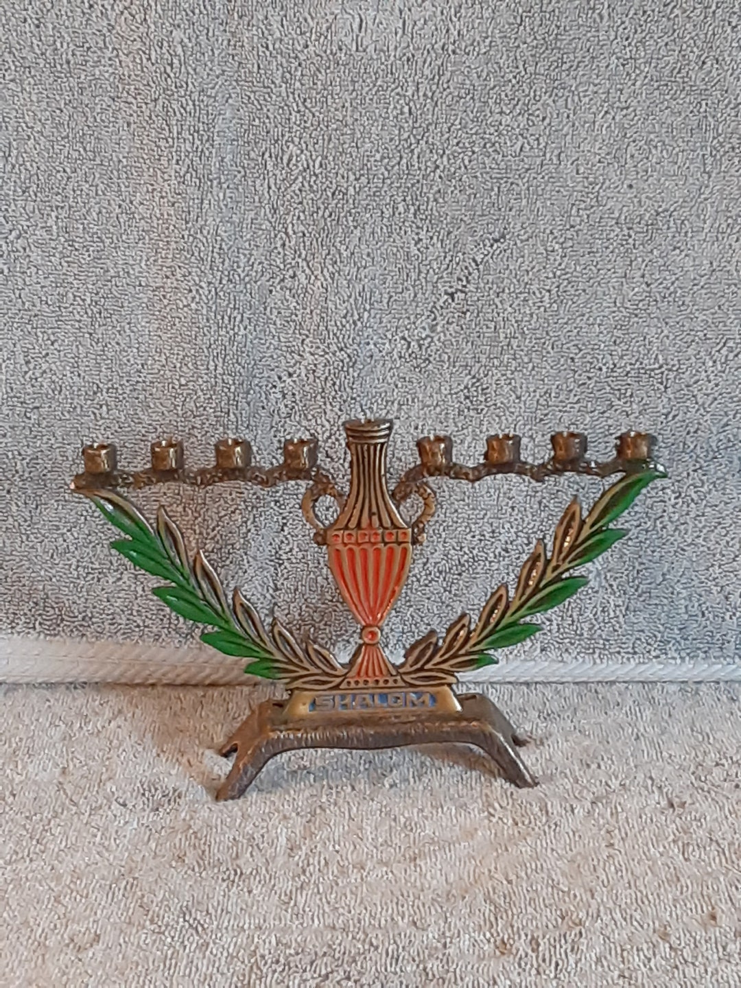 Menorah Made in Israel Henholon Hanukkah Menorah Etsy