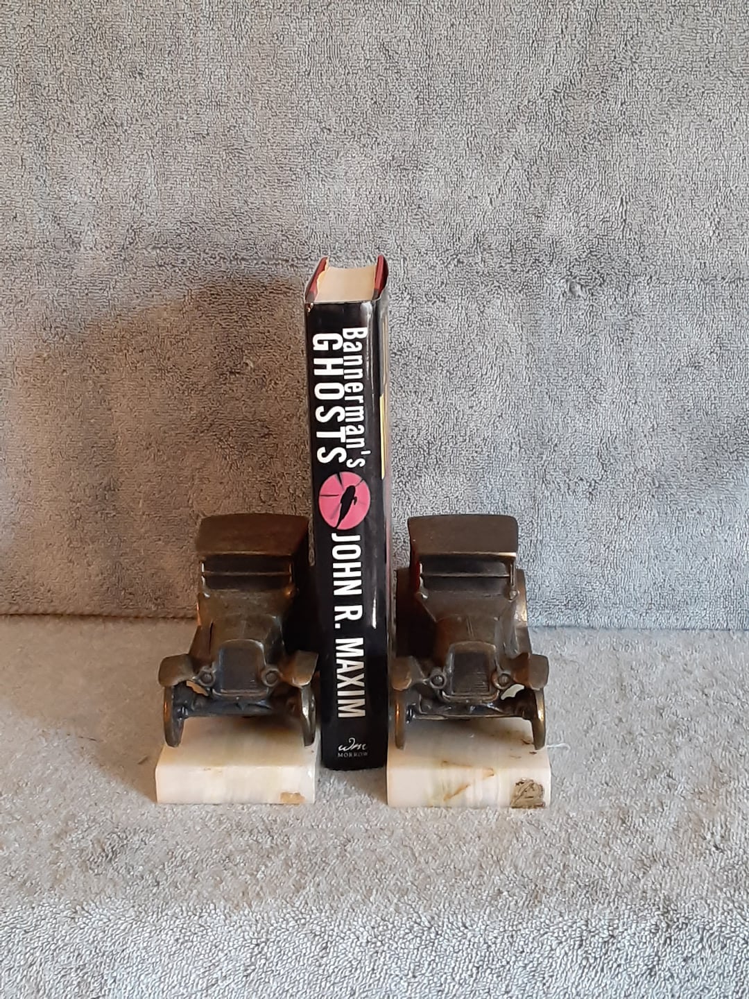 Bookends Old Car Themed Bookends Brass and Onyx Bookends - Etsy
