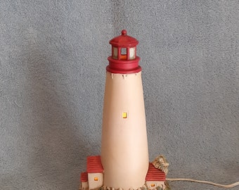 Lefton Lighthouse 1993 - Cape May Point, NJ 1859 - Accent Lamp - Nightlight