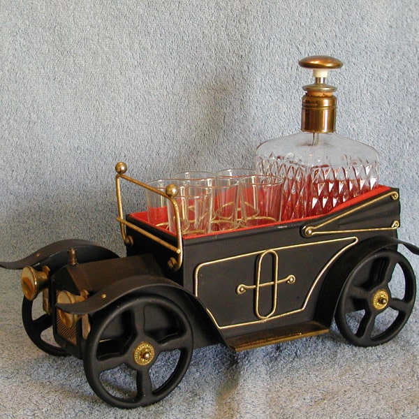 Decanter Set Musical - 1907 Cadillac